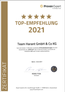 Proven Expert Top Empfehlung